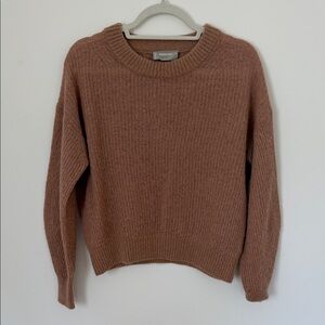 Everlane Women's Brown Crew Neck Sweater